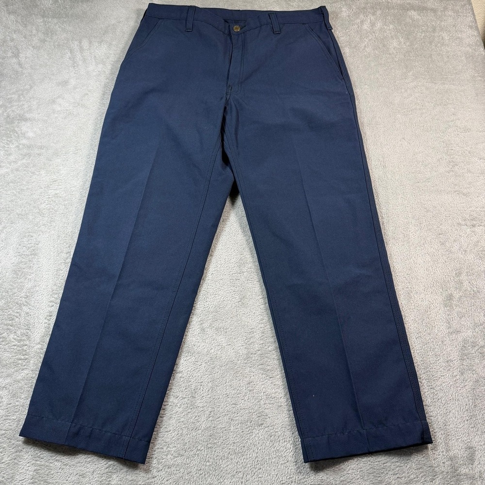 Workrite Fire Resistant FR Nomex Pants Mens 36x28 Blue 2112 ARC 7 HRC 1